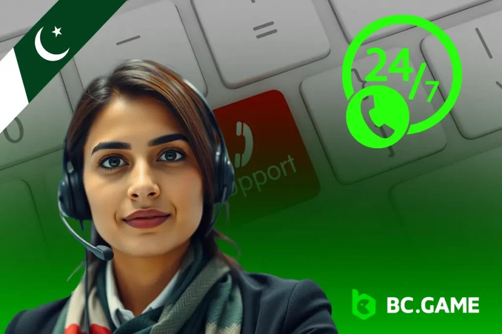 BC Game support Pakistan